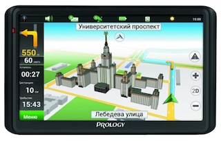 Навигатор Автомобильный GPS Prology iMAP-5600 5" 480x272 4Gb microSD черный Navitel