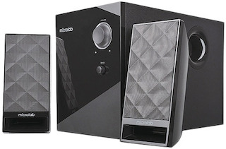 Колонки Microlab M300 черный 2.1 16Вт