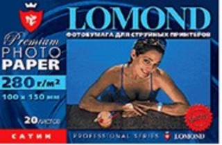 Бумага Lomond 10x15 280 г/м2 20л., матовая фотобумага "Сатин" (1104202)
