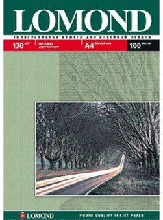 Бумага Lomond A4 130г/м2 25л.,матовая 2х сторонняя (0102039)