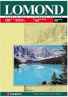 Бумага Lomond A4 130г/м2 50л.,глянцевая (0102017)