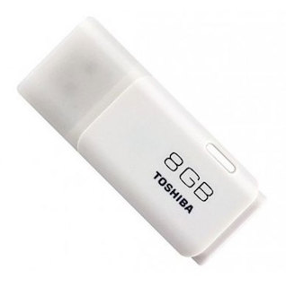Флеш Диск Toshiba 8Gb TransMemory Hayabusa THNU08HAY(BL5 USB2.0 белый