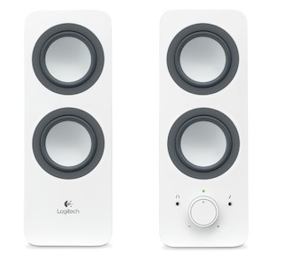 Колонки Logitech Z200 2.0 белый 5Вт