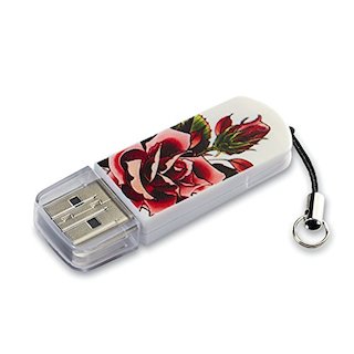 Флеш Диск USB 2.0 8Gb Verbatim Mini Tattoo Edition 49884 Дракон