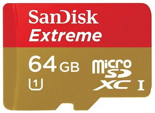Флеш карта microSDXC 64Gb Class10 Sandisk SDSDQXN-064G-G46A Extreme+SD Adapter+Rescue Pro Deluxe 60M