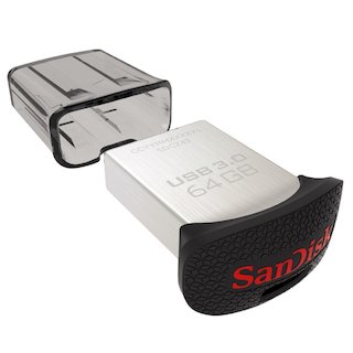Флеш Диск USB 3.0 64Gb Sandisk Ultra Fit SDCZ43-064G-G46 USB3.0 черный