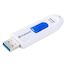 Флеш Диск Transcend 32Gb Jetflash 790 USB3.0 белый голубой