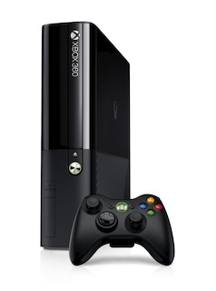 Игровая консоль Microsoft Xbox 360 E L9V-00049 черный 3 игры: Forza Horizon (диск), Halo4 (диск), Peggle (код) в комплекте