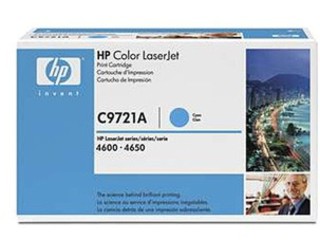 Тонер картридж HP C9721A cyan for Color LaserJet 4600