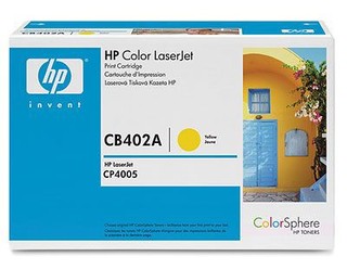 Тонер картридж HP CB402A yellow for Color LaserJet CP4005