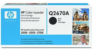 Тонер картридж HP Q2670A black for Color LaserJet 3500/3700