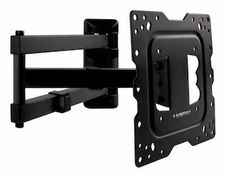 Кронштейн телевизионный Kromax DIX-18 черный 22"-55" макс.40кг настенный поворот и наклон