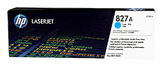 Тонер Картридж HP CF301A голубой HP Color LaserJet Enterprise M880 827A