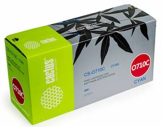 Тонер Картридж Cactus CS-O710C голубой для Oki C710/711 (11500стр.)