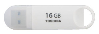 Флеш Диск Toshiba 16Gb Suzaku THNV16SUZWHT(6 USB3.0 белый