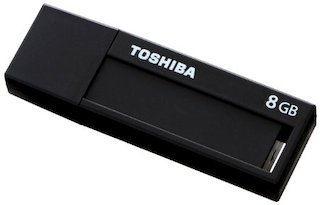 Флеш Диск Toshiba 8Gb Daichi THNV08DAIBLK(6 USB3.0 черный