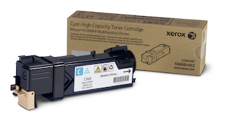 Тонер Картридж Xerox 106R01456 cyan для Phaser 6128 MFP (2500стр.)