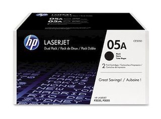 Тонер Картридж HP CE505D черный для LaserJet P2055/P2035/P2050 (2300стр.) двойная упаковка