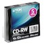 Диск CD-RW TDK 700Mb 10x Slim case (5шт) (T18791)