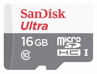 Флеш карта microSDHC 16Gb Class10 Sandisk SDSQUNB-016G-GN3MN w/o adapter