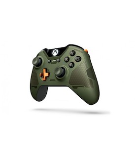 Беспроводной контроллер Microsoft Branded WL Controller Master Chief камуфляж (для: Xbox One) (GK4-00013)