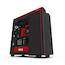Корпус NZXT H442 Window черный/красный w/o PSU ATX 2x120mm 2x140mm 2xUSB2.0 2xUSB3.0 audio front door bott PSU