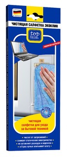 Салфетка TOP HOUSE ЧистящаяЭкоклин для ухода за бытовой техникой, 31х33 см, 320гр/м