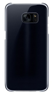 Чехол для Samsung Galaxy S7 Edge Clear Cover черный/прозрачный Samsung EF-QG935CBEGRU (накладка)