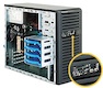 Корпус SuperMicro CSE-731D-300B Mini-Tower 300W черный
