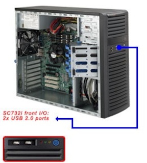 Корпус SuperMicro CSE-732i-865B Midi-Tower 865W черный