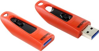 Флеш Диск Sandisk 32GB Ultra SDCZ48-032G-U46R USB3.0 Red