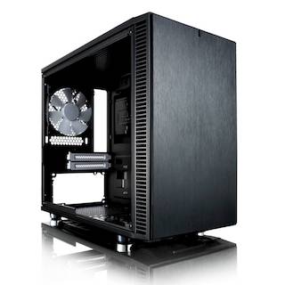 Корпус Fractal Design Define Nano S Window черный/черный без БП ITX 2xUSB3.0 audio bott PSU