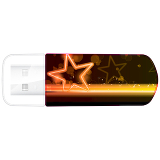 Флеш Диск USB 2.0 16Gb Verbatim Mini Neon Edition 49394 оранжевый
