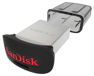 Флеш Диск Sandisk 16Gb Ultra Fit SDCZ43-016G-GAM46 USB3.0 черный
