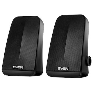 Колонки Sven 380 2.0 черный 6Вт портативные