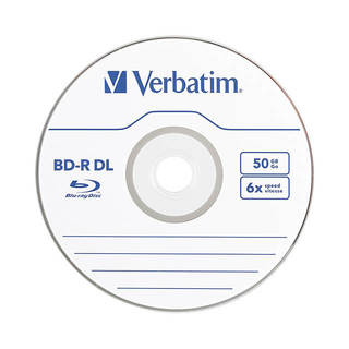 Диск BD-R Verbatim 50Gb 6x Cake Box (25шт) Double Layer