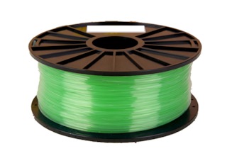 Пластик PLA 1.75mm 3D Робит 1kg Прозрачно-зеленый