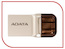 Флеш Диск USB 3.1 16Gb  A-Data DashDrive UC360 OTG, MicroUSB, Золотой