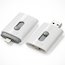 Флеш Диск USB 2.0 16Gb PQI Gmobi iStick WHITE Lightning
