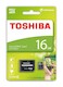 Флеш карта microSDHC 16Gb Class10 Toshiba THN-M203K0160EA M203 + adapter