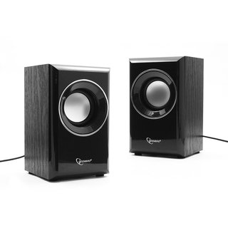 Колонки Gembird SPK-204 (2.0) черный 6W USB