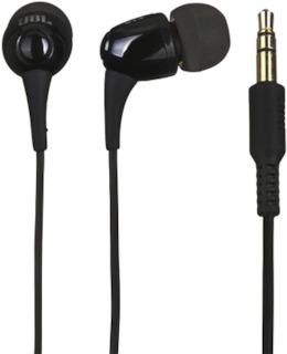 Наушники JBL T100 1.1м черный проводные