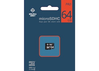 Флеш карта microSDHC 64Gb GalaxyMart СIass10 U1 без адаптера