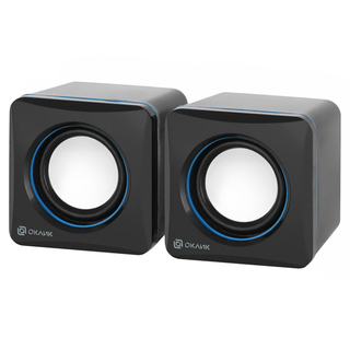 Колонки Oklick OK-330 2.0 черный 6Вт