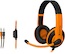 Гарнитура GAMING WARHEAD G-120 BLACK/ORANGE 64099 DEFENDER