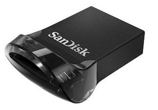 Флеш Диск USB 3.1 16Gb Sandisk ULTRA FIT SDCZ430-016G-G46 черный