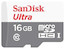 Флеш карта microSDHC 16Gb Class10 Sandisk SDSQUNS-016G-GN3MN Ultra w/o adapter