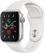 Смарт-Часы Apple Watch Series 5 40mm Silver Aluminum Case with White Sport Band (MWV62)