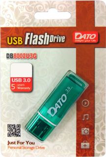 Флеш Диск USB 3.0 32Gb Dato DB8002U3 DB8002U3G-32G зеленый