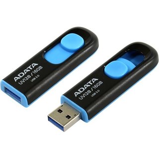 Флеш Диск USB 3.2 16Gb A-Data AUV128-16G-RBE Blue